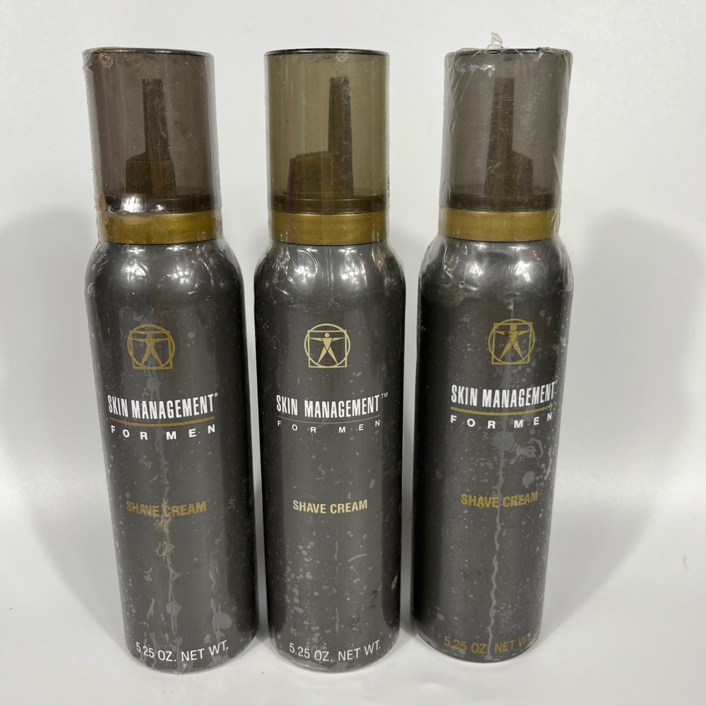 3 Mary Kay Skin Management For Men Shave Cream 5.25 oz‎ Vtg Lot of 3 SEALED NEW